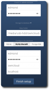 Owncloud 9 Apache Mysql su Raspberry Pi 3 e Raspbian
