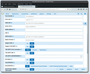 Configurazione Trunk Pjsip Asterisk su Linea Vodafone