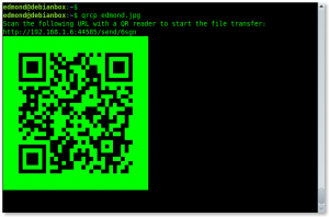 Trasferire files tra PC e telefono con codice QR