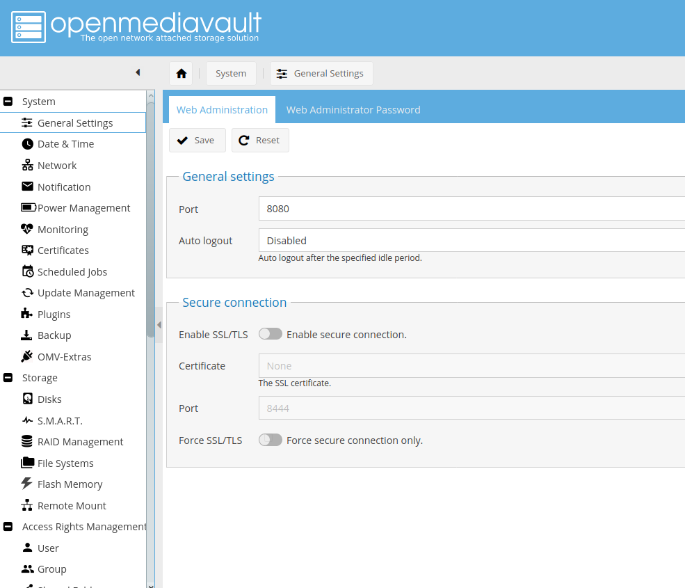 OpenMediaVault 5 su Raspberry Pi 4