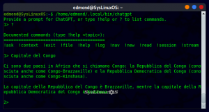 ChatGPT da Terminale in Linux