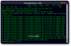 Fix error Possible missing firmware /lib/firmware/i915