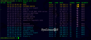 Connessione wifi da terminale con nmcli