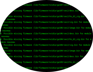 Fix Possible missing firmware /lib/firmware/nvidia