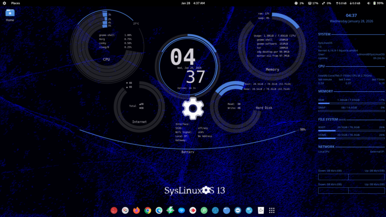 Rilasciato SysLinuxOS 13.1