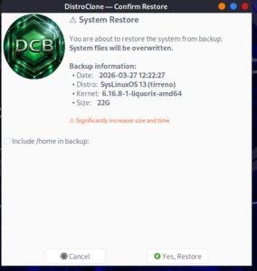 dcb-restore