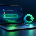 SysLinuxOS Boot: illustrazione di un portatile con tre voci di avvio e la terza selezionata