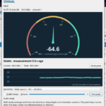 SysLinuxOS Wifi Analyzer: segnale, massimo e storico delle misurazioni